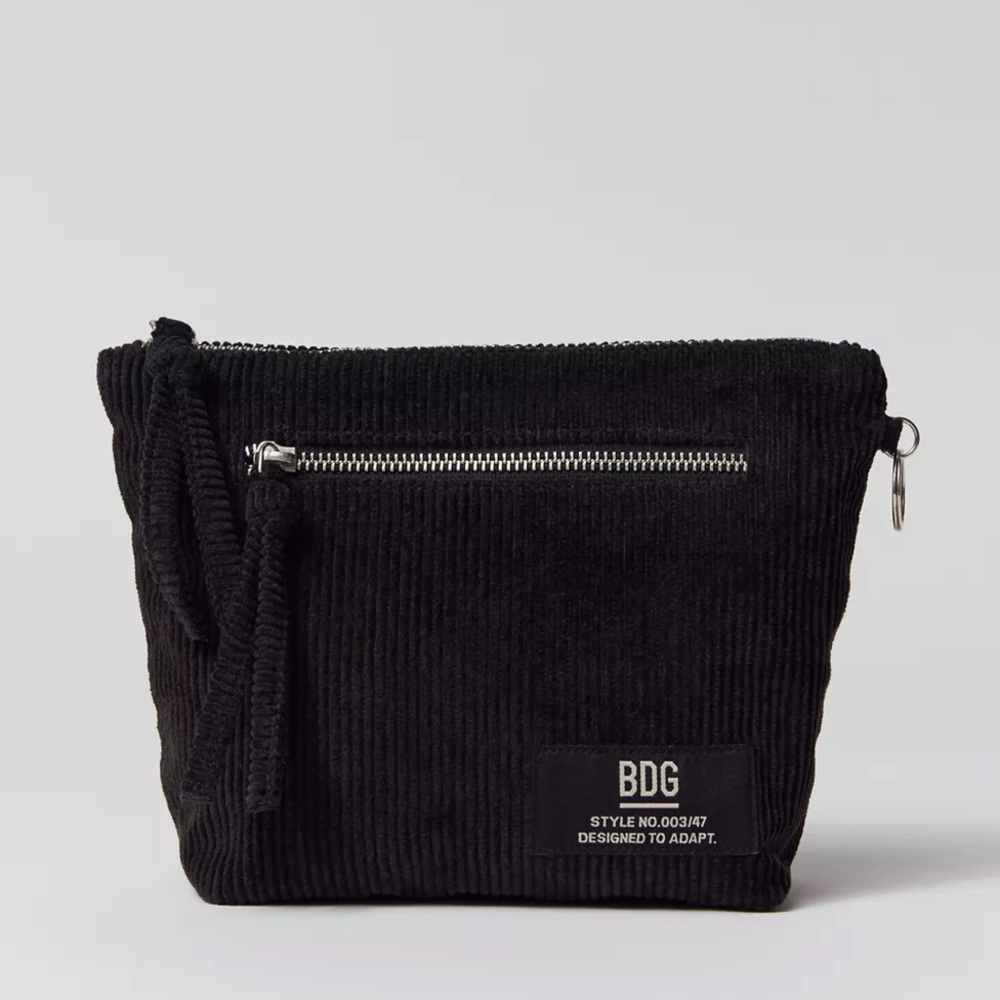 Urban Outfitters BDG Cotton‎ Corduroy Pouch - Black - NWOT